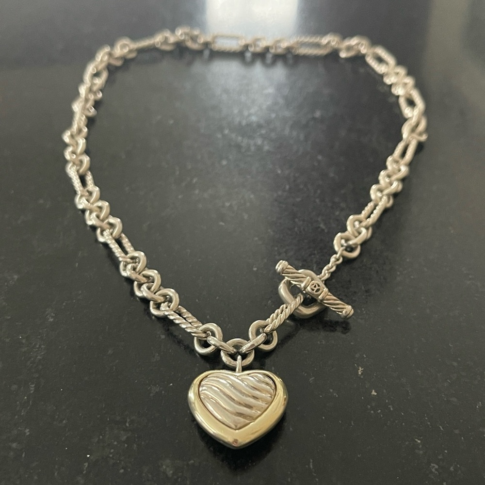 David Yurman Cable Chain Toggle Necklace